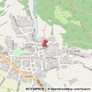 Mappa Via castagneto 20, 38049 Vigolo Vattaro, Trento (Trentino-Alto Adige)