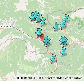Mappa Frazione Palù, 38050 Grigno TN, Italia (6.2945)
