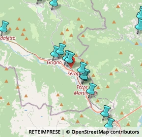 Mappa Frazione Palù, 38050 Grigno TN, Italia (5.5645)