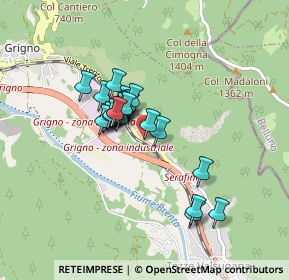 Mappa Frazione Palù, 38050 Grigno TN, Italia (0.604)