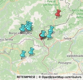 Mappa Frazione Palù, 38050 Grigno TN, Italia (11.50385)