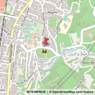 Mappa Via del Castel,  11, 38060 Trento, Trento (Trentino-Alto Adige)