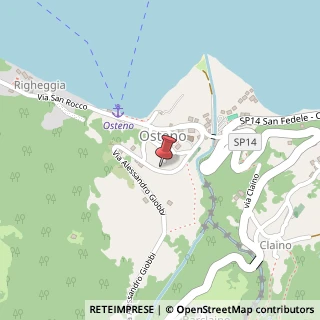 Mappa Via Alessandro Giobbi, 10, 22010 Claino con Osteno, Como (Lombardia)