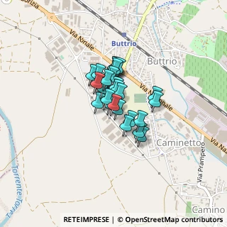 Mappa Via E. Fermi, 33042 Buttrio UD, Italia (0.23214)