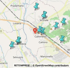 Mappa Via E. Fermi, 33042 Buttrio UD, Italia (2.12455)