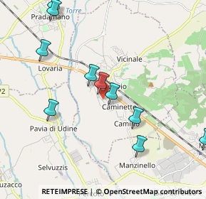 Mappa Via E. Fermi, 33042 Buttrio UD, Italia (2.36364)