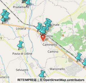 Mappa Via E. Fermi, 33042 Buttrio UD, Italia (2.9035)