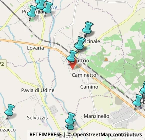 Mappa Via E. Fermi, 33042 Buttrio UD, Italia (2.95158)