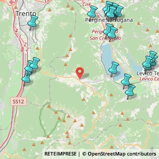 Mappa Via 3 Novembre, 38049 Vigolo Vattaro TN, Italia (6.3075)