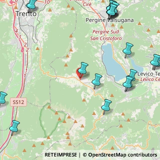 Mappa Via 3 Novembre, 38049 Vigolo Vattaro TN, Italia (6.48)
