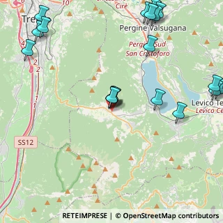 Mappa Via 3 Novembre, 38049 Vigolo Vattaro TN, Italia (5.6555)