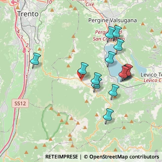 Mappa Vigolo Vattaro, 38049 Vigolo Vattaro TN, Italia (3.80786)
