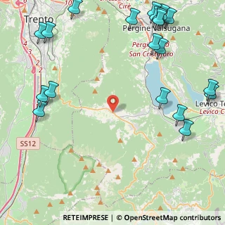 Mappa Vigolo Vattaro, 38049 Vigolo Vattaro TN, Italia (6.3555)