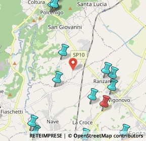 Mappa Via Masat, 33070 Polcenigo PN, Italia (3.3485)