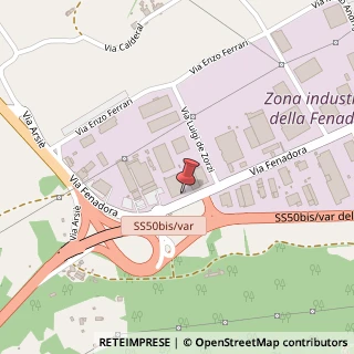 Mappa Via Fenadora, 51, 32030 Fonzaso, Belluno (Veneto)