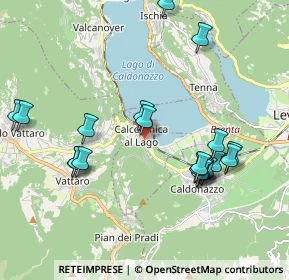 Mappa Via Cavalier F. Tobia, 38050 Calceranica Al Lago TN, Italia (2.0515)
