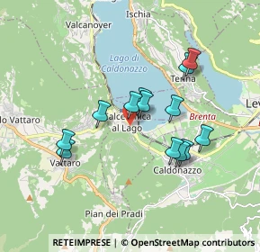 Mappa Via Cavalier F. Tobia, 38050 Calceranica Al Lago TN, Italia (1.49769)