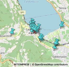 Mappa Via Cavalier F. Tobia, 38050 Calceranica Al Lago TN, Italia (0.5615)