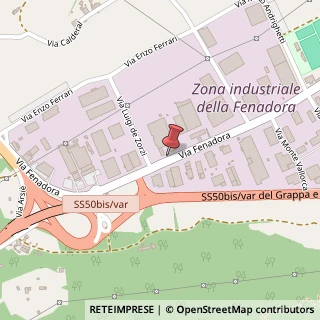 Mappa Via Fenadora, 63, 32030 Fonzaso, Belluno (Veneto)