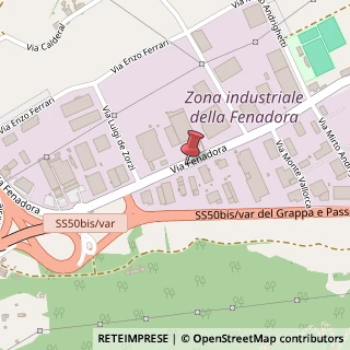 Mappa Via Fenadora, 15, 32030 Fonzaso, Belluno (Veneto)