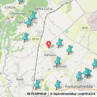 Mappa Via Ellero, 33074 Fontanafredda PN, Italia (3.12154)