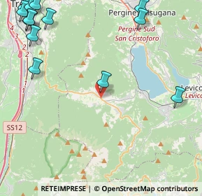 Mappa Via della Fricca Vigolo, 38049 Altopiano della Vigolana TN, Italia (6.57)