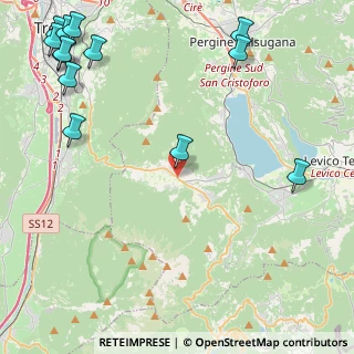 Mappa SS349, 38049 Vigolo Vattaro TN, Italia (6.57)