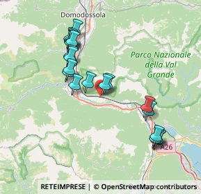 Mappa Via Riale, 28803 Premosello-chiovenda VB, Italia (7.2795)