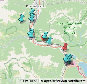 Mappa Via Riale, 28803 Premosello-chiovenda VB, Italia (7.82875)
