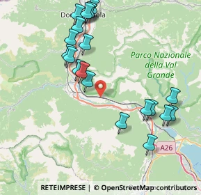 Mappa Via Riale, 28803 Premosello-chiovenda VB, Italia (8.665)
