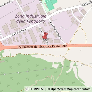 Mappa Via Monte Vallorca, 8/12, 32030 Fonzaso, Belluno (Veneto)