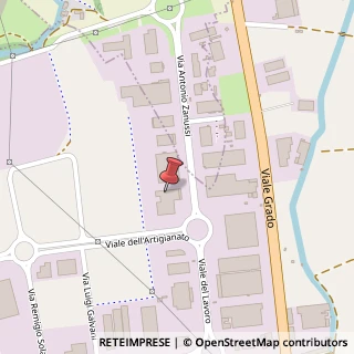 Mappa Viale del lavoro, 77, 33050 Pavia di Udine, Udine (Friuli-Venezia Giulia)