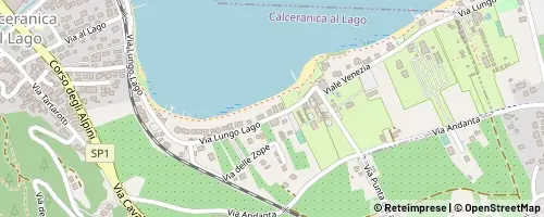 Mappa Calceranica al Lago