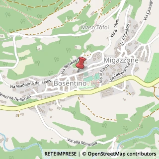 Mappa 2 Piazza S. Giuseppe, Bosentino, TN 38049, 38049 Bosentino TN, Italia, 38049 Altopiano della Vigolana, Trento (Trentino-Alto Adige)