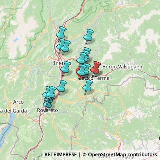 Mappa Via alle Scuole, 38049 Bosentino TN, Italia (10.43111)
