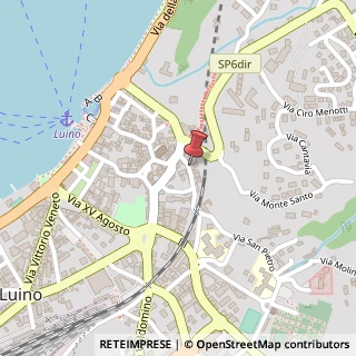 Mappa Via S. Pietro, 27, 21016 Luino VA, Italia, 21016 Luino, Varese (Lombardia)