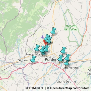 Mappa 33080 Roveredo in Piano PN, Italia (5.25231)