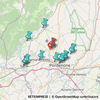 Mappa 33080 Roveredo in Piano PN, Italia (6.328)