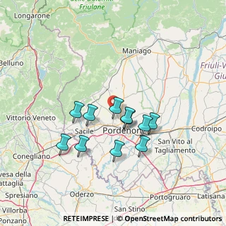 Mappa 33080 Roveredo in Piano PN, Italia (11.60818)