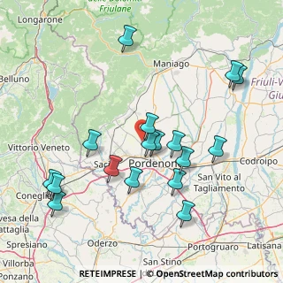 Mappa 33080 Roveredo in Piano PN, Italia (16.26588)