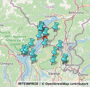 Mappa Via S. Pietro, 21016 Luino VA, Italia (11.455)