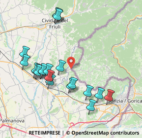 Mappa Sant'Elena, 34070 Dolegna del Collio GO, Italia (8.0635)