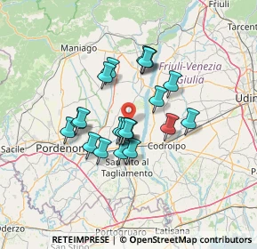 Mappa Via S. Giacomo, 33098 San Martino Al Tagliamento PN, Italia (10.4475)