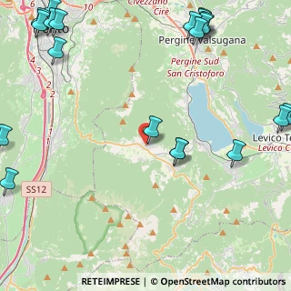 Mappa Via Giuseppe Garibaldi, 38049 Vigolo Vattaro TN, Italia (6.7025)