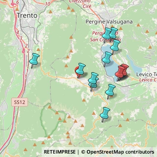 Mappa Via Roma, 38049 Vigolo Vattaro TN, Italia (3.79786)