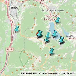 Mappa Via Roma, 38049 Vigolo Vattaro TN, Italia (3.062)