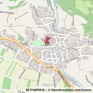 Mappa Via Garibaldi,  1, 38057 Vigolo Vattaro, Trento (Trentino-Alto Adige)