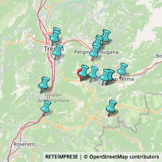 Mappa Via San Giorgio, 38049 Vigolo Vattaro TN, Italia (6.7235)