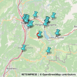 Mappa Via San Giorgio, 38049 Vigolo Vattaro TN, Italia (7.78)