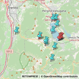 Mappa Via S. Giorgio, 38049 Vigolo Vattaro TN, Italia (3.71571)